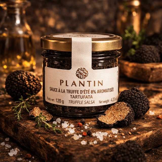 Sauce à la truffe d’été 8% aromatisée Plantin 120g