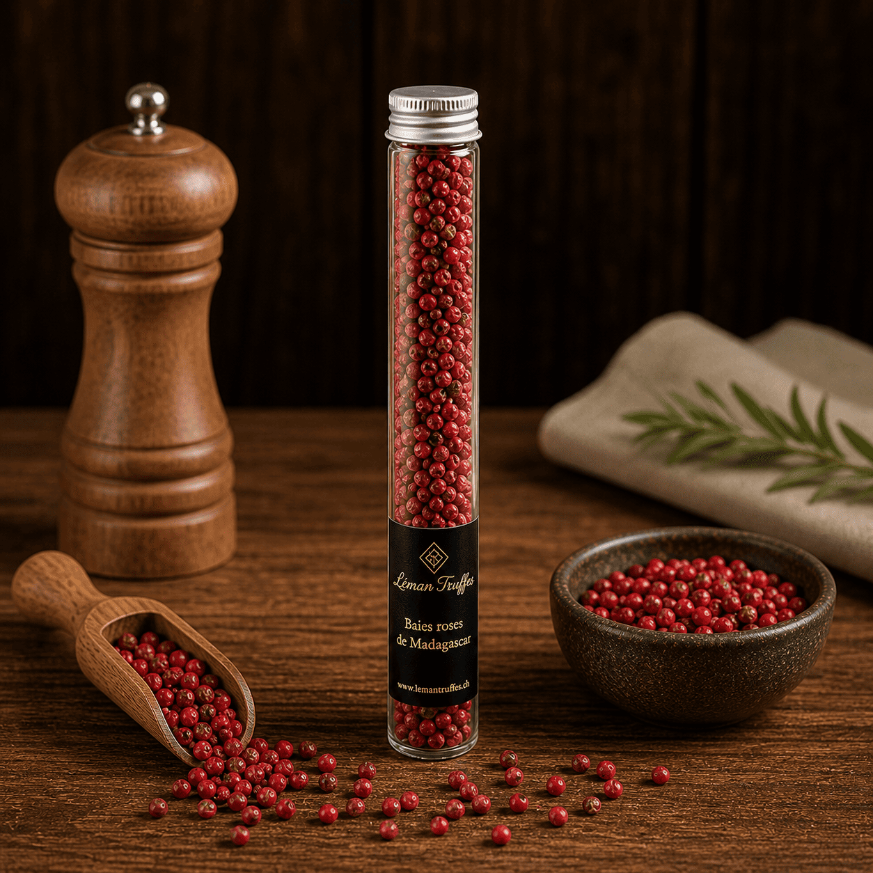 Baies roses de Madagascar – Léman Truffes 30g