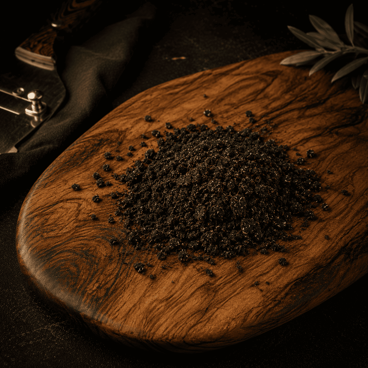 Truffes noires fraîches Tuber Melanosporum brisures France ou Espagne HORS SAISON
