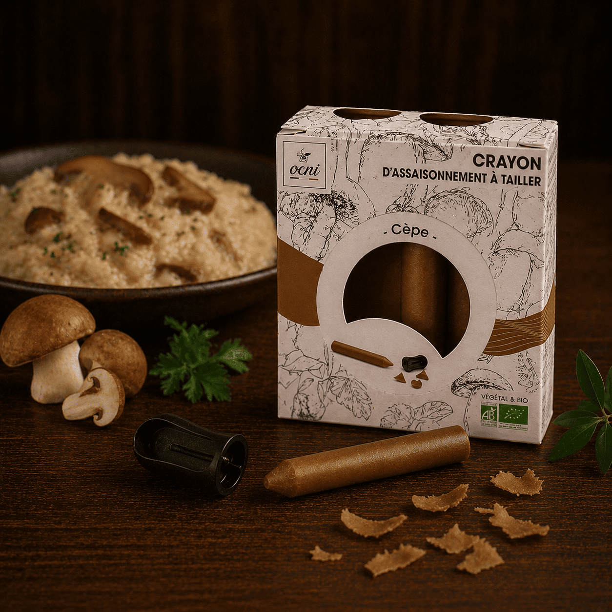 Coffret 1 crayon Cèpe – OCNI 18g