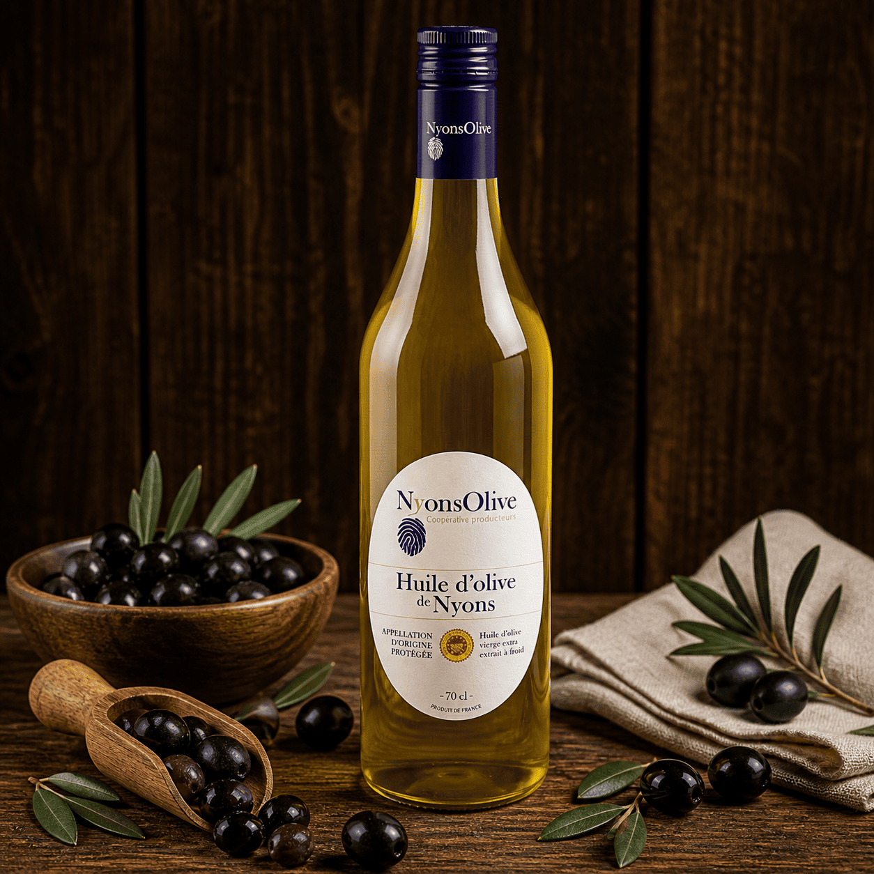 Huile d’olive de Nyons AOP - 70 cl