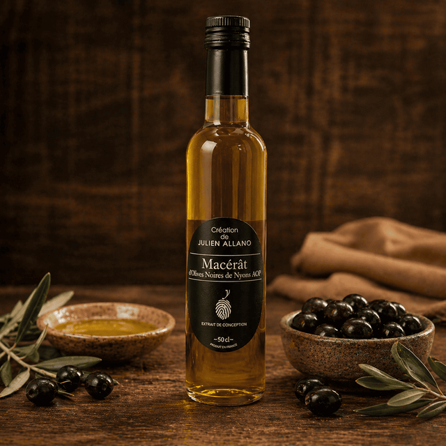 Macérât d’Olives Noires de Nyons AOP 50cl – Julien Allano