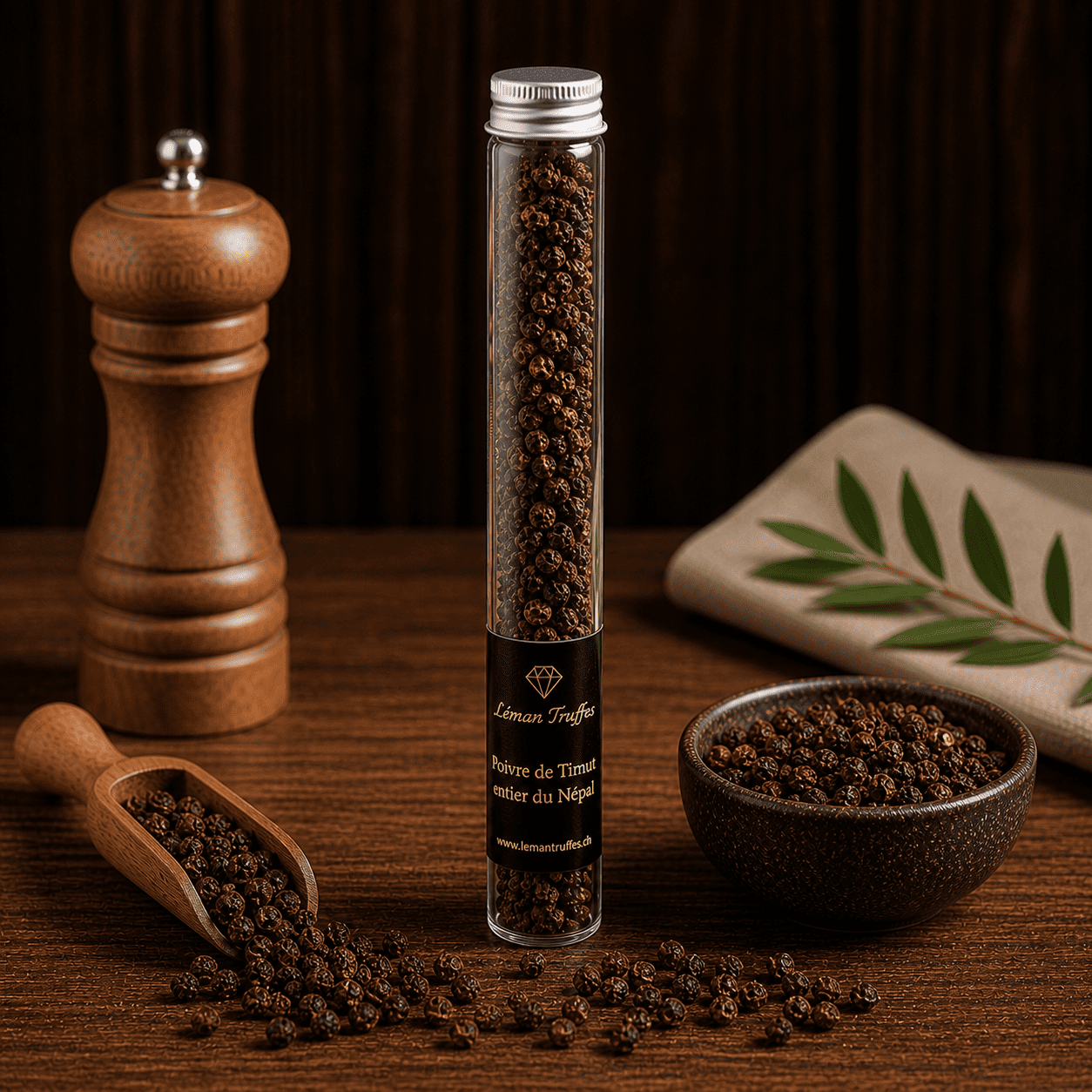Poivre de Timut entier du Népal – Léman Truffes 35g