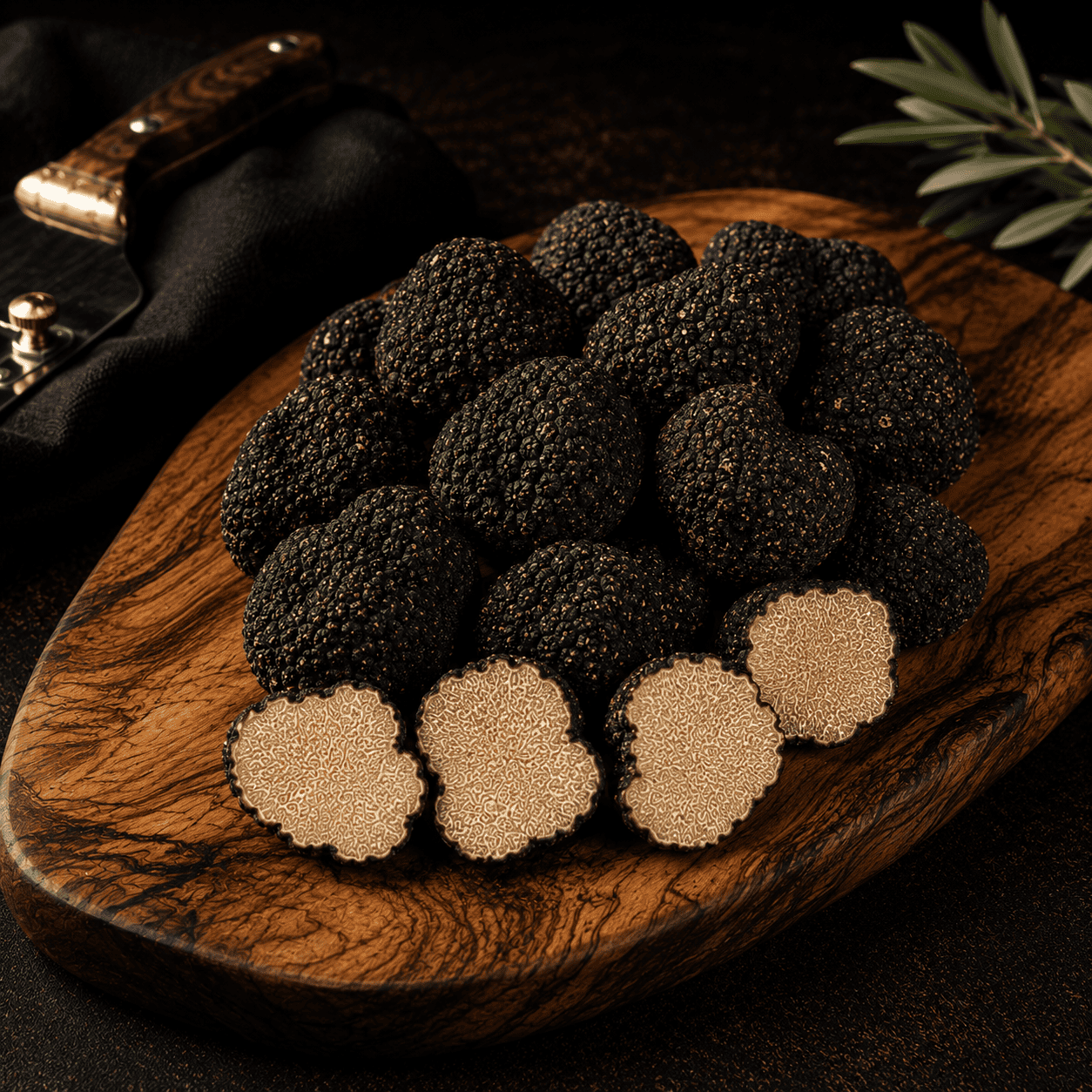 Truffes fraîches d'été Tuber Aestivum – France ou Italie –